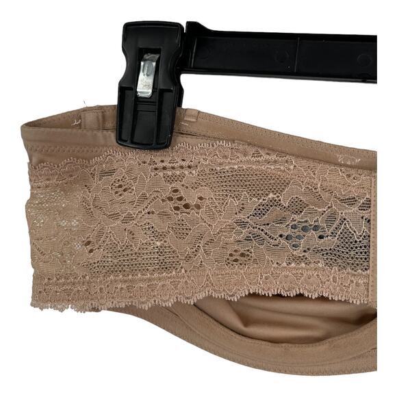 Natori Bra 729313 Adapt Bandeau Underwire tan 38B MISSING STRAPS - Picture 4 of 8